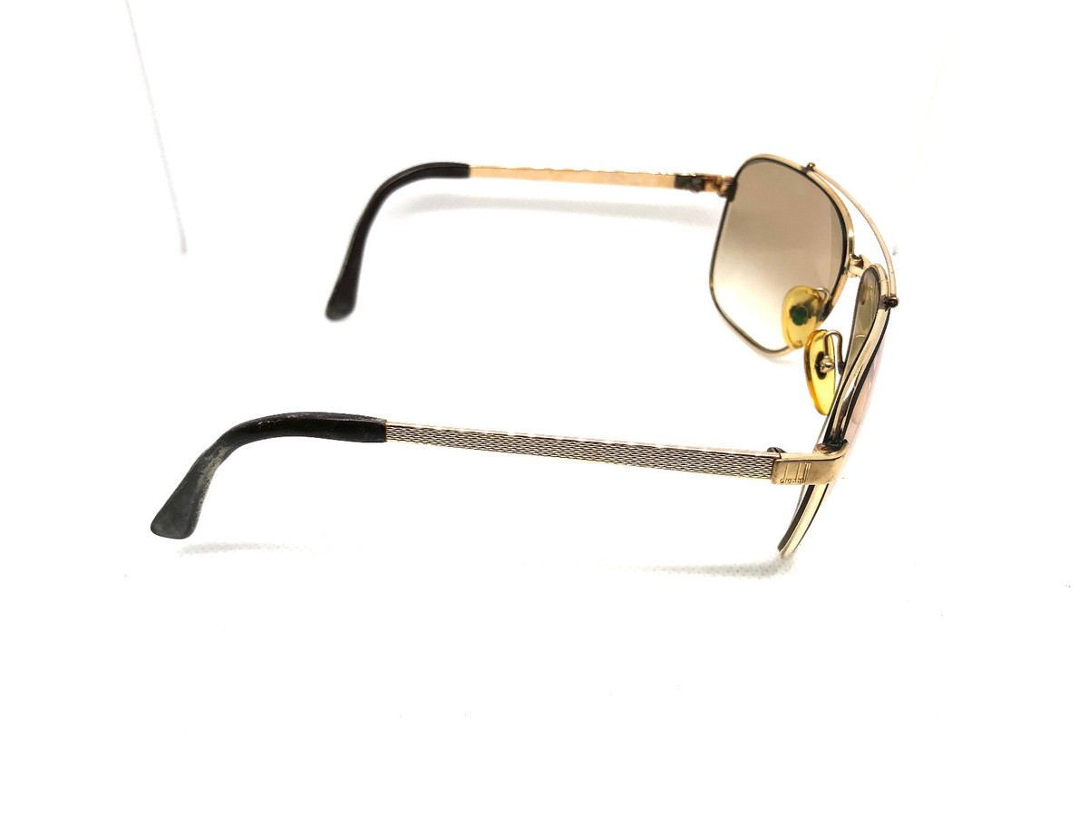 【美品】DUNHILL 6036 40 ツーブリッジ　サングラス dunhill ダンヒル サングラス ティアドロップ ツーブリッジ 6036