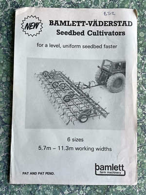 Bamlett - Vaderstad Saatgutzüchter Broschüre/Broschüre