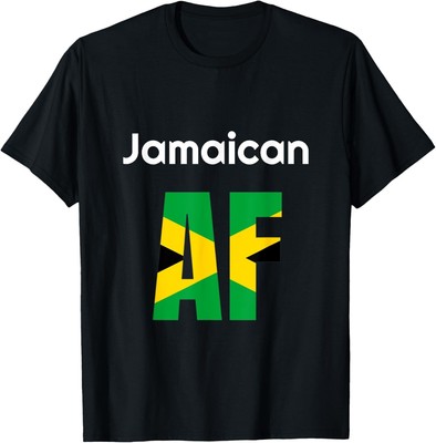Jamaican AF Jamaica Gift Idea T-Shirt Hoodie T-Shirt Hoodie