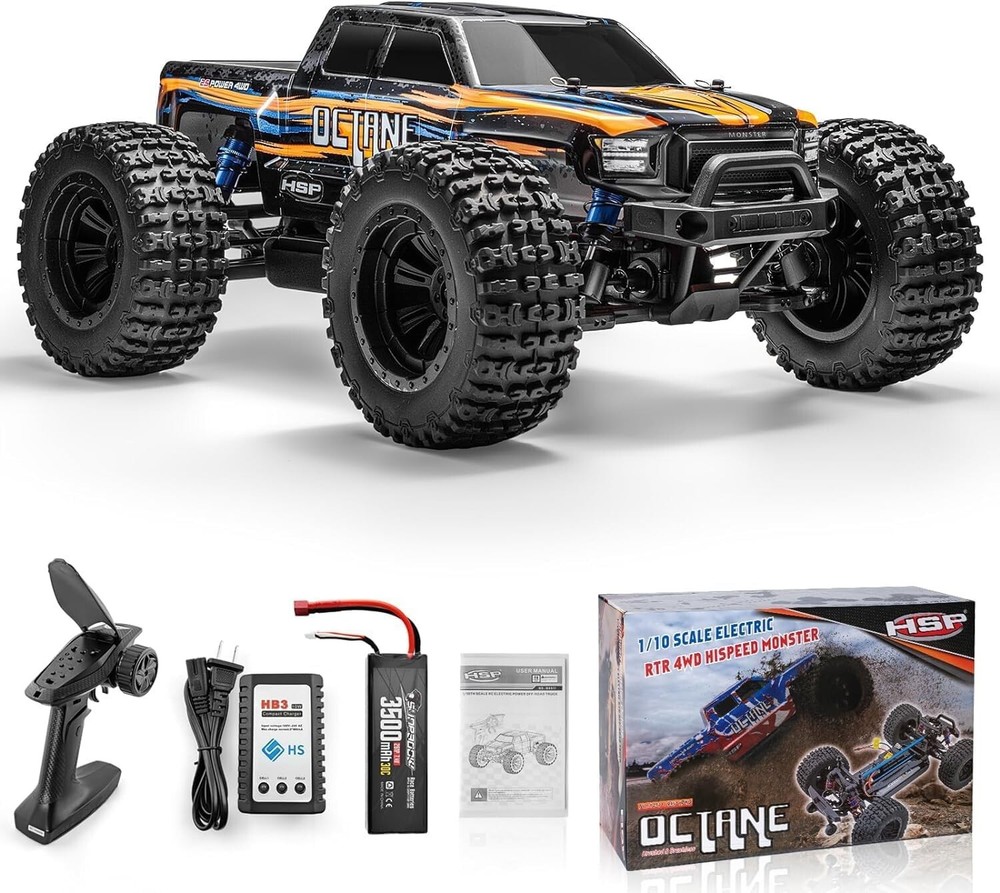 HSP Rc Car 1/10 Off Road Monster Truck Racing 4WD Remote Control High Speed Car
