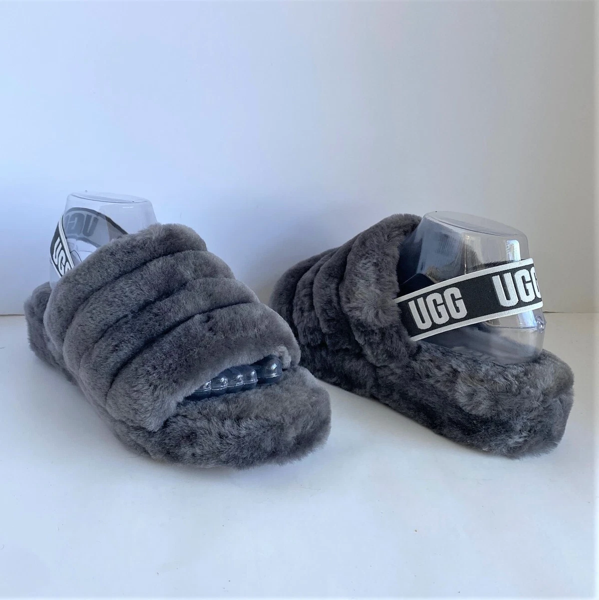 Ugg hotsell slides gray