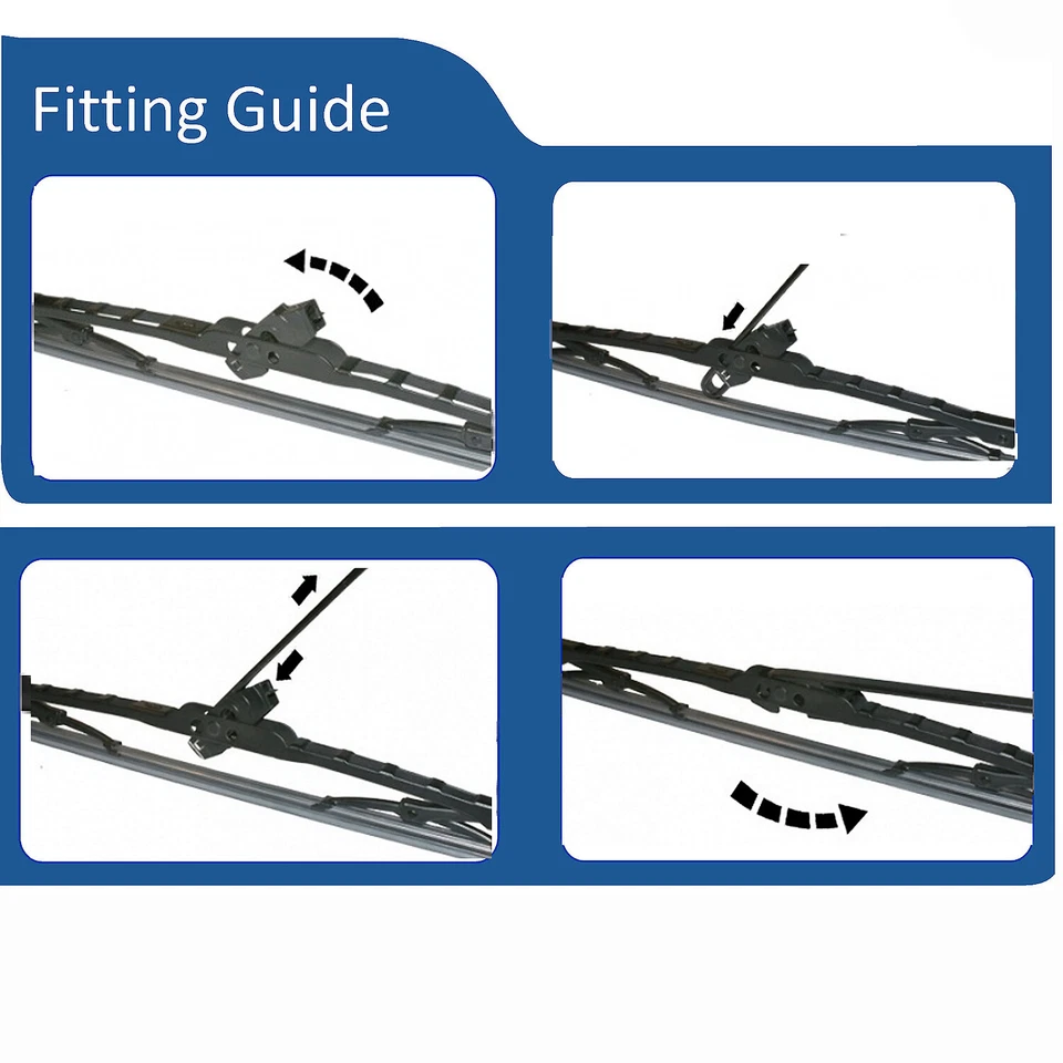 Se adapta a Nissan Cabstar, juego de limpiaparabrisas x2 delanteros, se adapta a 2007 a 2016 Foto 2 de 4
