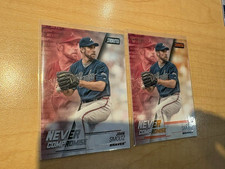2018 Topps Stadium Club Never Compromise Orange John Smoltz #'rd 43/50 + NC ATL