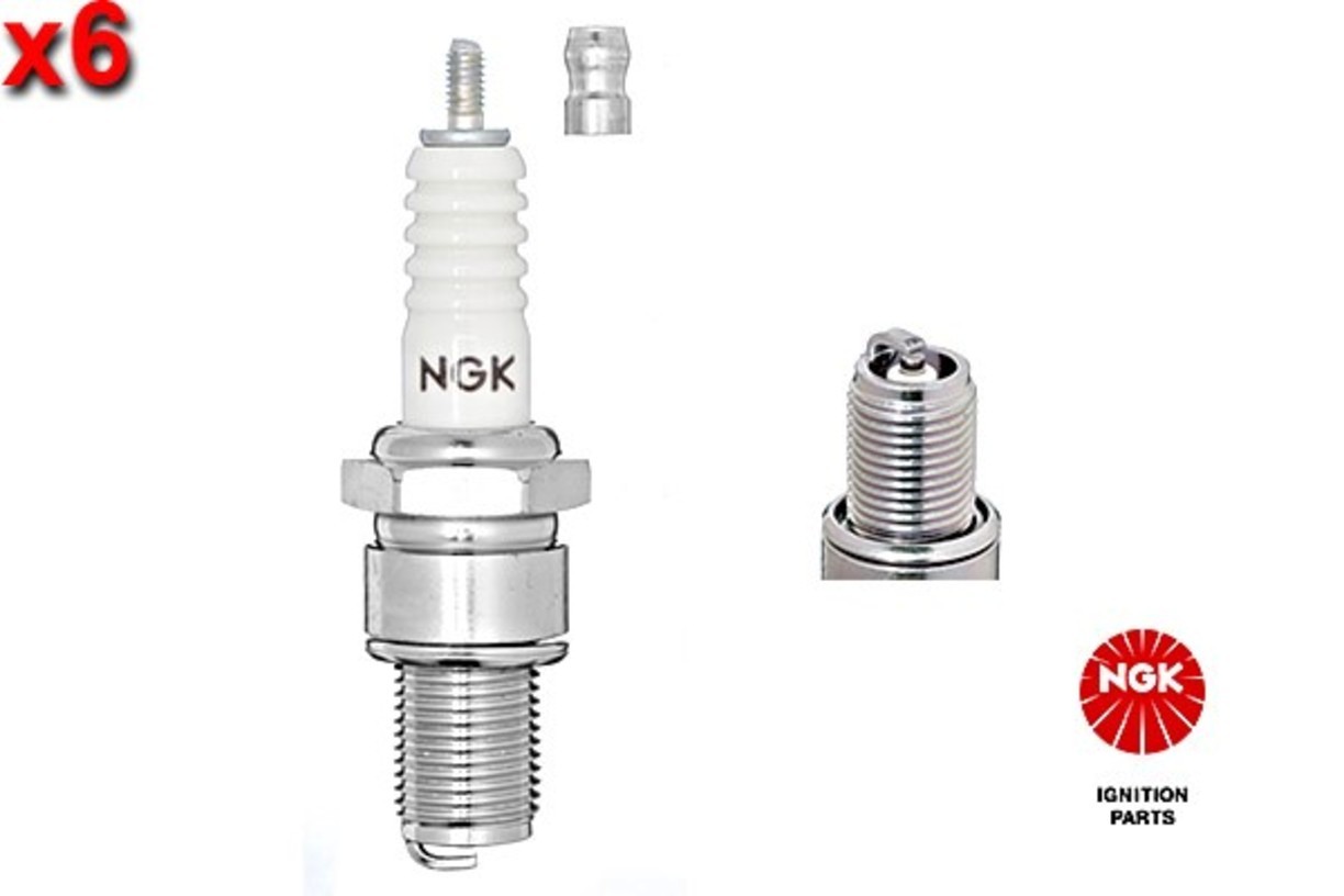 NGK 6x Spark Plug For Honda Yamaha Suzuki PIAGGIO 98079-58810