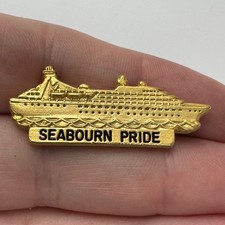 Rare Vintage Seabourn Pride Cruise Line Ship Liner Lapel Pin Star Windstar