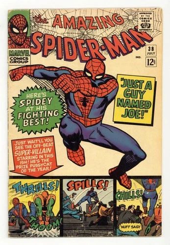 Amazing Spider-Man #38 GD/VG 3.0 1966 2nd app. Mary Jane (cameo, face not shown)