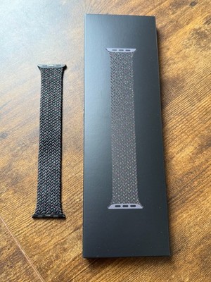 Black Unity Braided Solo Loop - Apple Watch 41 mm - Größe 7