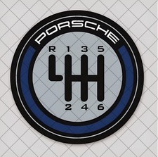Manual Transmission Decal For Porsche 3 Inchesfront Adhesion Manual Transmission Decal For Porsche 3 Inchesfront Adhesion