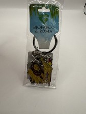 Rome Zoo Keyring New Bioparco Di Roma Keychain Souvenir