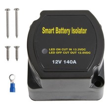 12V 140Amp Dual Battery Isolator Battery Voltage Sensitive Relay VSR Smart Ba...