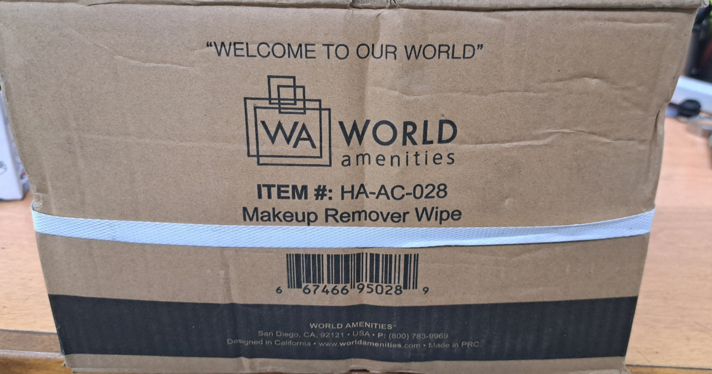 50 Packs Cleansing Makeup Remover Wipes Travel Size Individually Wrapped