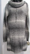 NEW Women's M Multicolor Cowl Neck LS Pullover Sweater & Cami Dress BY Maurices