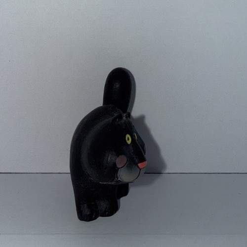 Statuina gatto nero finitura opaca 1,25” piccola e carina - Foto 4 di 6