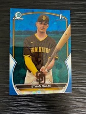 2023 Bowman Chrome Sapphire #BCP171 Padres Ethan Salas ROOKIE