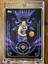 2025-26 Topps Midnight Jalen Brunson Night Owls True Laser 1/1 #NO-10