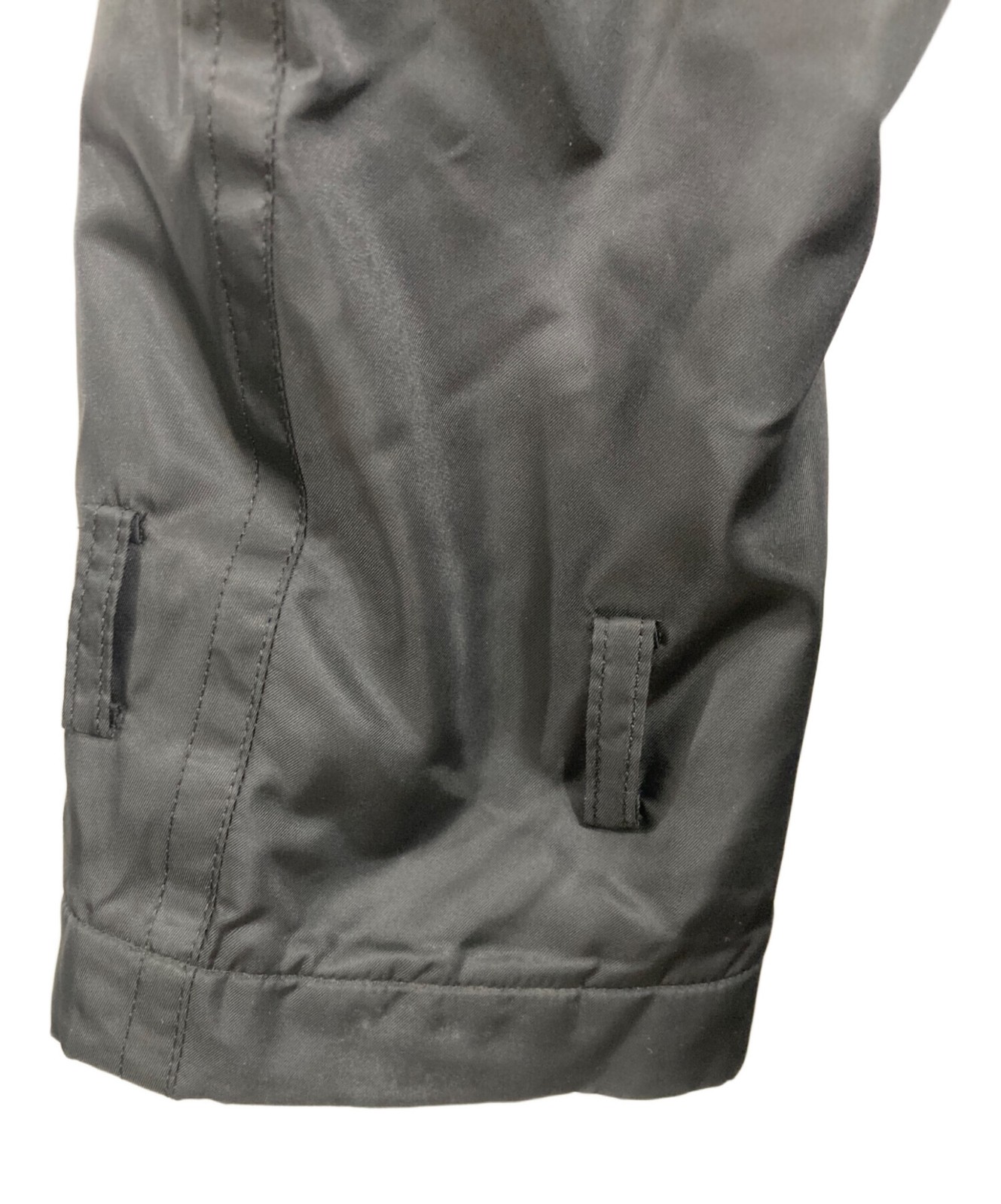 BURBERRY BLACK LABEL Men's Coat BMA43-114-09 Black Nylon Used LL Size XL thumbnail 3