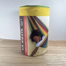 LA SIESTA Kids Hammock Pure Cotton Rainbow Camping Outdoors Supports 80kg