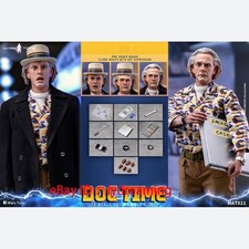 Mars Toys MAT021 1/6 Scale Back To Future Dr Emmett Brown Action Figure Limited