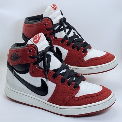 Jordan 1 Retro AJKO Chicago 2021 University Red White Mens 9 Look at photos