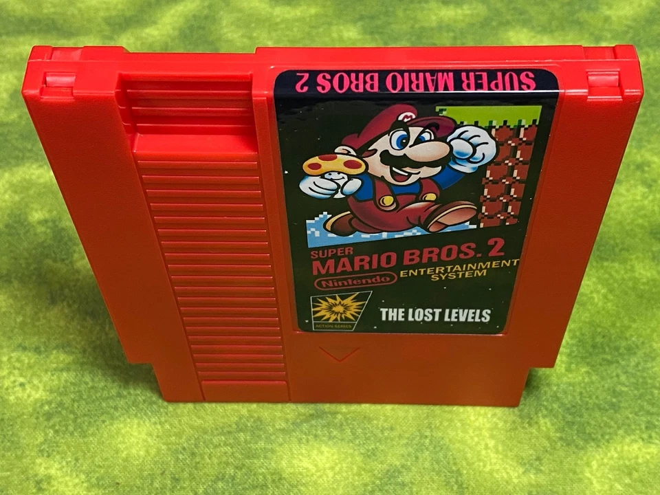 Super Mario Bros 2 The Lost Levels SMB2J Game Nintendo NES Famicom USA NTSC !!!! - Image 3 of 4