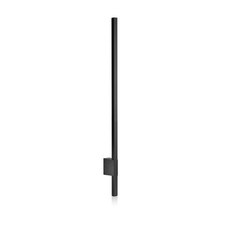 Image of Auraglow LED Outdoor Wall Light Black IP54 Modern Linear 3000K 60cm /90cm