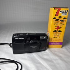 Olympus Infinity Accura Zoom 105 38-105mm Point Shoot Film Camera  7 ROLLS OO