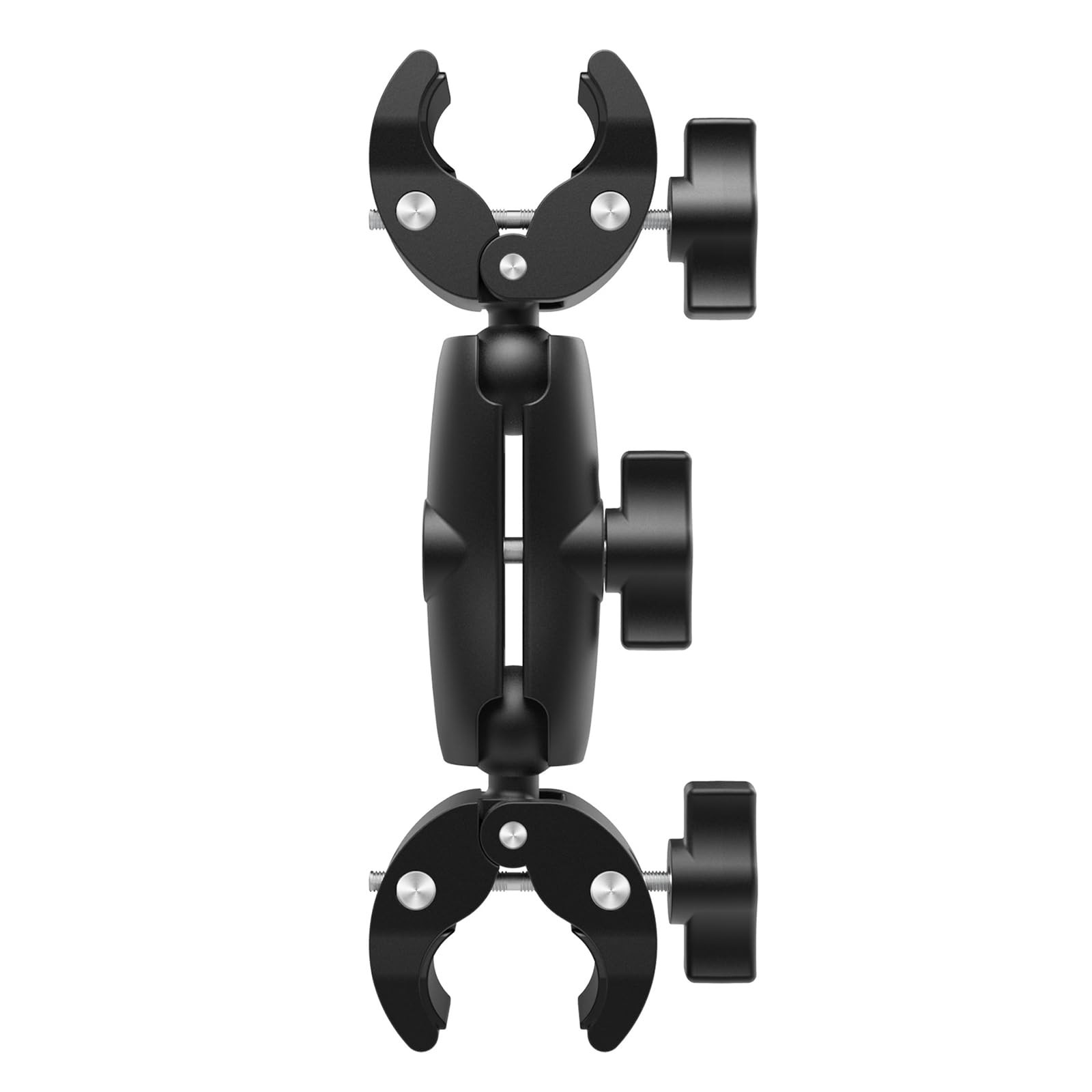 Pagezol Camera Clamp Mount with Double Ball Head 360° Rotate Action Black