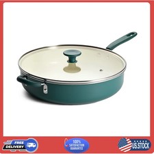 Tramontina Ceramaware 5 Quart Nonstick Ceramic Jumbo Pot with Lid Green