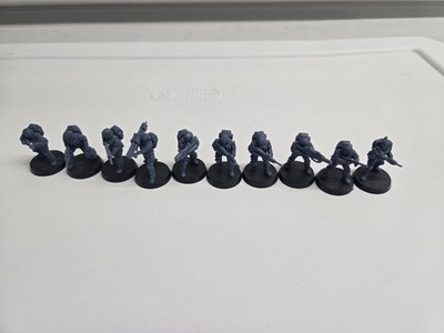 Halo ODST Miniatures 3d printed Wargamming Proxy Resin made, squad of 10x
