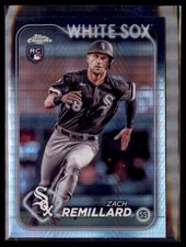 2024 Topps Chrome Prism Refractor Zach Remillard Chicago White Sox #155 RC