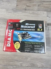 Diamond Xtreme Sound PCI (XS51) Sound Card New In Box Sealed 5.1/16 Bit Sound