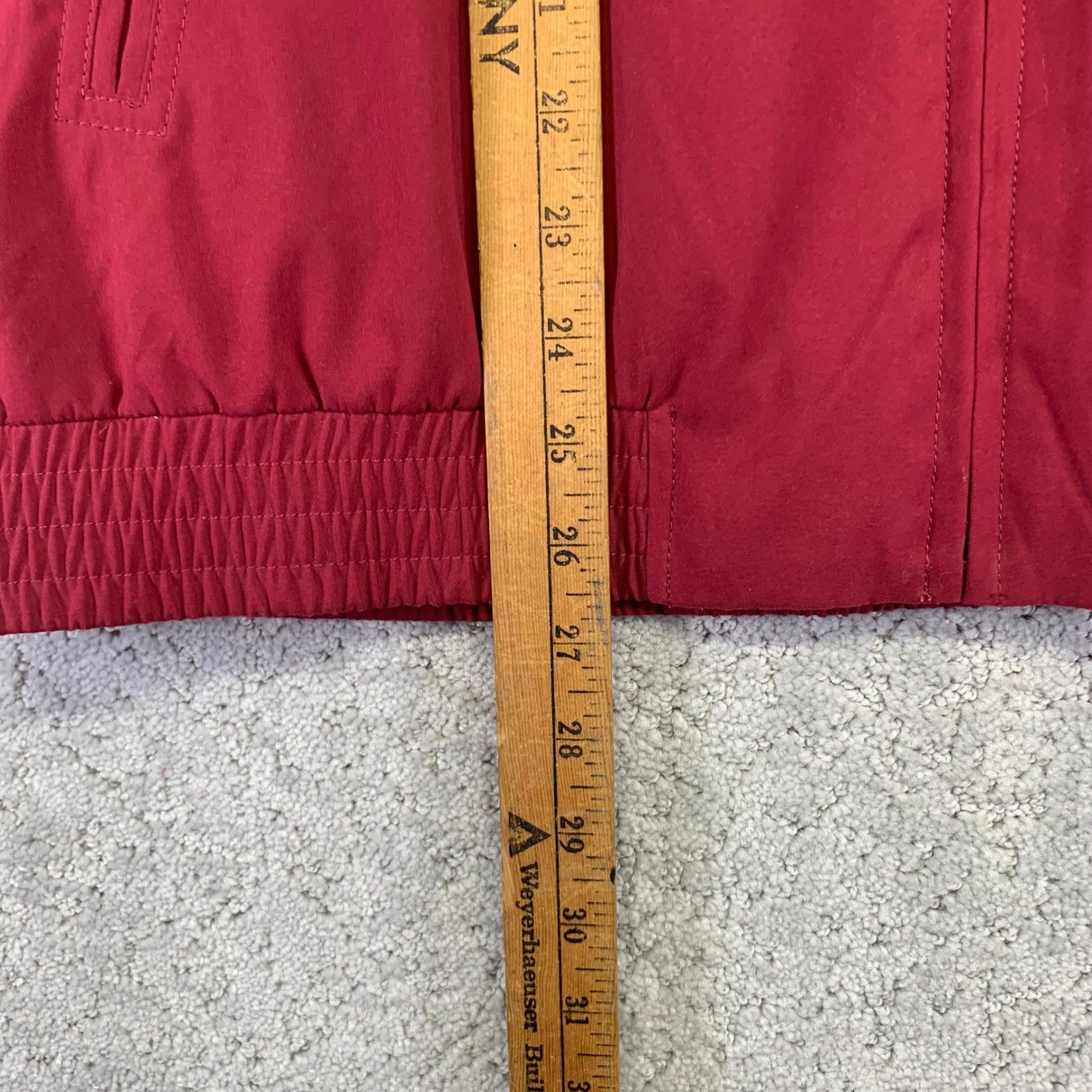 Pendleton Mens Bomber Jacket Red Polyester Aztec … - image 11