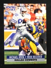 1991 PRO SET MICHAEL IRVIN #132