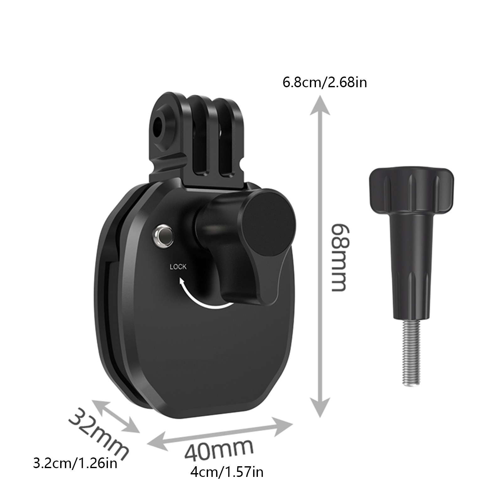 For Gopro Camera CNC Aluminum Motorcycle Windshield Mount Clamp Accessories