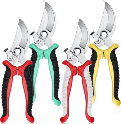 4 Pcs Pruning Shears for Gardening Hand Garden Shears Heavy Duty Garden