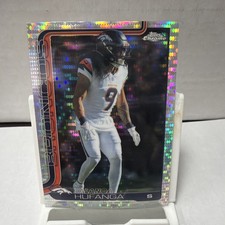 2025 TOPPS CHROME PULSAR  REFRACTOR #94 TALANOA HUFANGA  BRONCOS