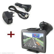 KFZ NAVI HALTERUNG + NETZTEIL passt für Becker ACTIVE 45 50 active.5 CE LMU plus