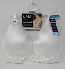 Bali One Smooth U Bounce Control Underwire Bra DF3456 WHITE 36DDD NWT