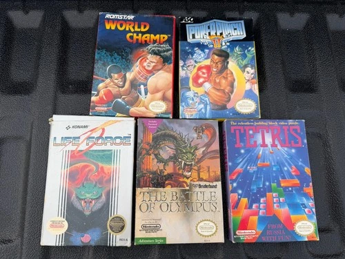 New Listingnintendo nes games lot With Boxes Manuals