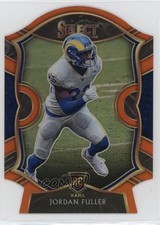 2020 Panini Select Concourse Orange Prizm Die-Cut Jordan Fuller #75 w8t