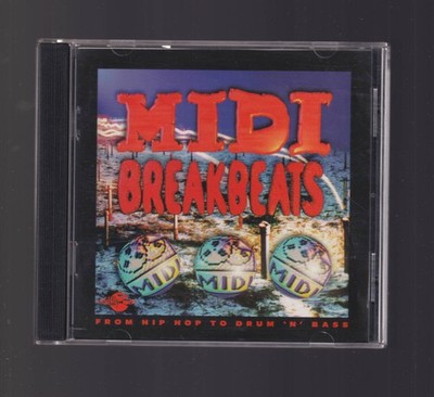 MIDI file ''twiddly bits VOLUME 8 MIDI BREAKBEATS'' import disc floppy disk