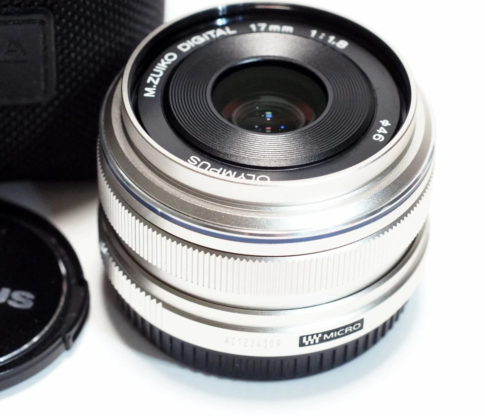 Olympus M.Zuiko Digital 17mm f/1.8 Fixed Lens Silver Finish - Image 2 of 4