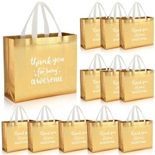 PCS Employee Appreciation Gift Bag Bulk Handles .x.x Inch Gold Valentines