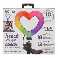 Ring Light LED Multi-Color Heart Shape