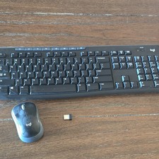 Logitech Wireless K270 Keyboard M185 Mouse Plug Play, Black, USB Receiver