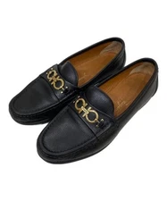Salvatore Ferragamo                    Gancini bit loafers black