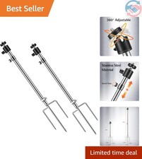 Trail Camera Stand Ground Mount, 360  Adjustable Universal Thread Connection ...