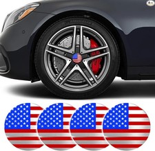 4PCS Center Caps Stickers, Wheel Center Caps Rim caps, 3D Car Wheel Hub Cap Cove