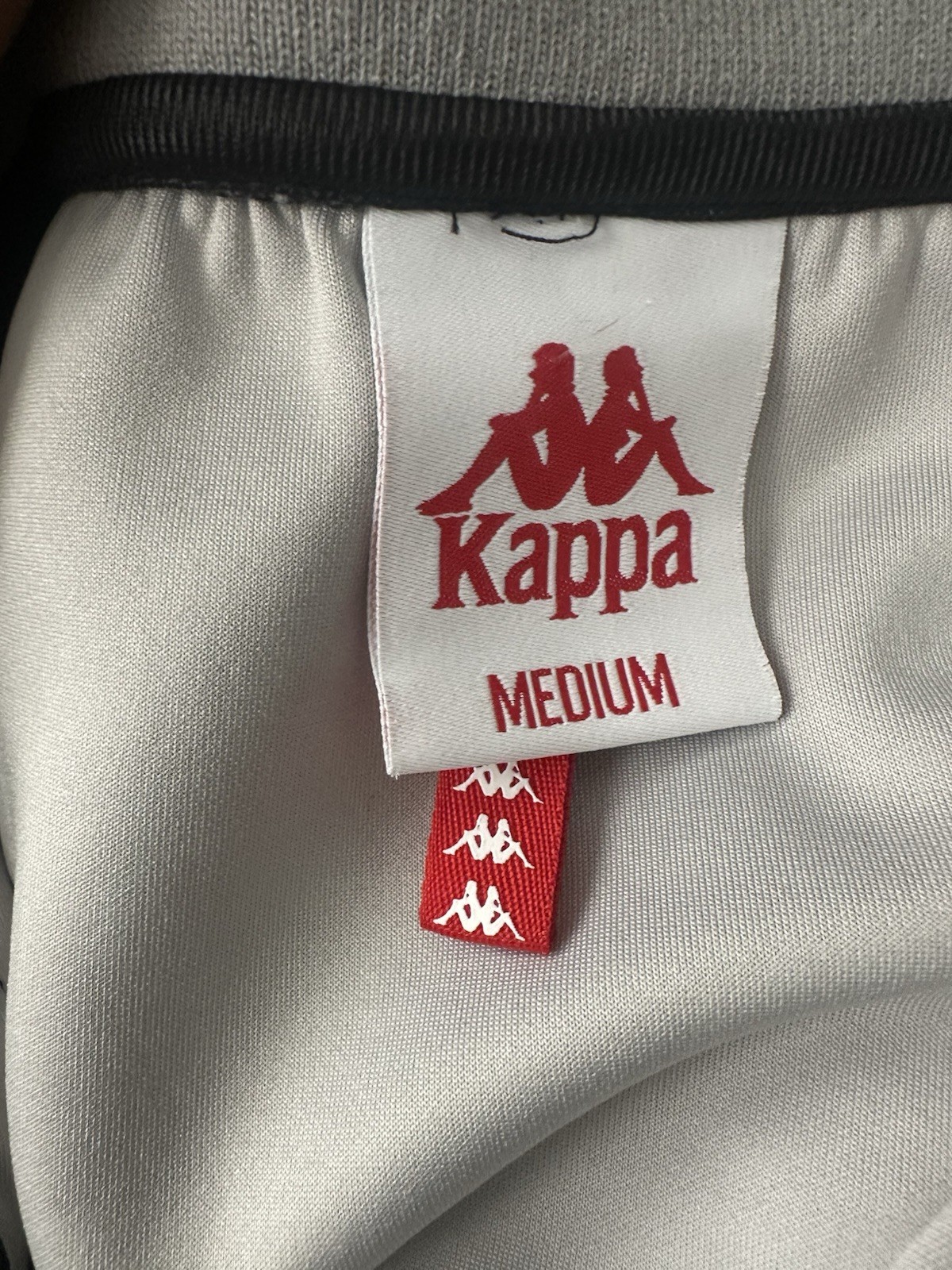 Kappa Authentic Full Zip Cropped Jacket Black Smo… - image 5