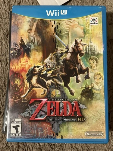 New ListingThe Legend of Zelda: Twilight Princess Nintendo Wii U with Wolf Link amiibo